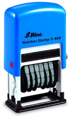 AUTOMATIC NUMBER STAMP SHINY S-309 /  6 digits