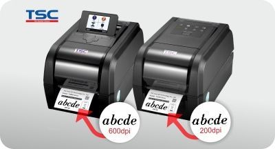 Choosing a label printer with the right printer resolution
